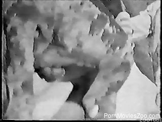 Dog fucks big ass woman in the pussy and fills her with sperm